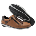 Sapatenis Masculino Ziper e Cadarço Calce Casual A1