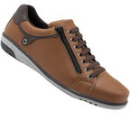 Sapatenis Masculino Ziper e Cadarço Calce Casual A1