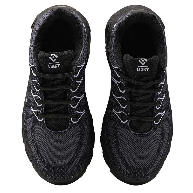 Tenis Infantil Meninos Casual Preto Escolar Confortavel Calce Facil