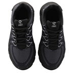 Tenis Infantil Meninos Casual Preto Escolar Confortavel Calce Facil