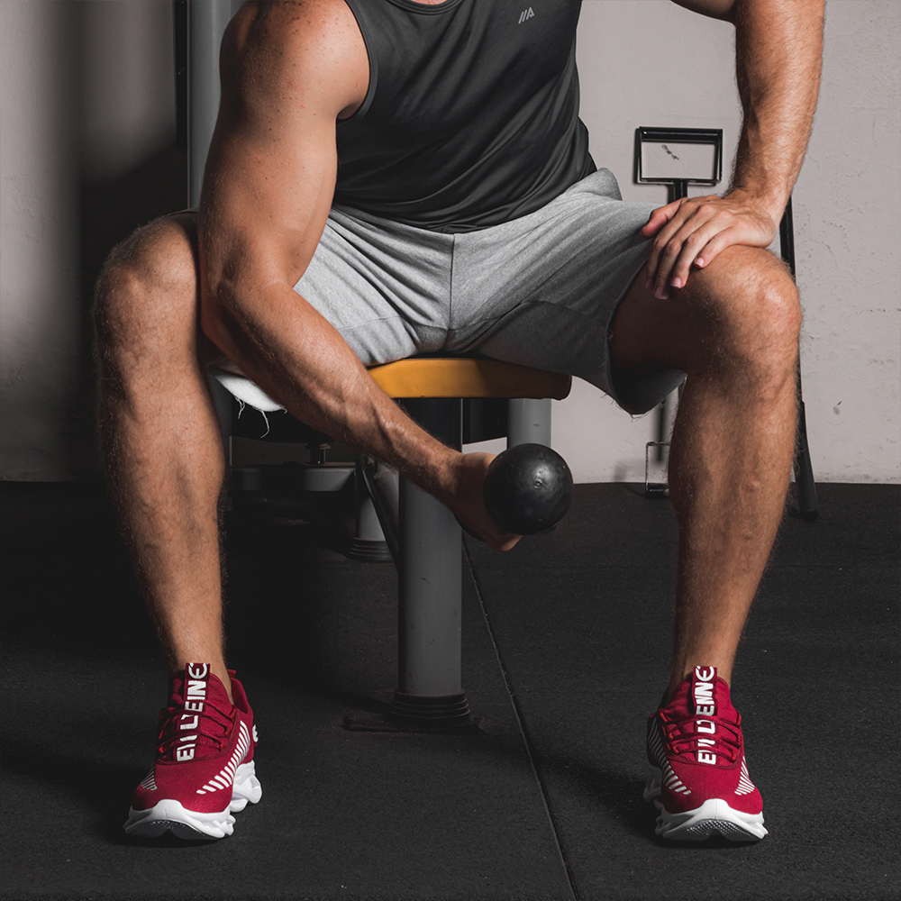 Tênis Para Corrida Masculino Esportivo Leve Confortável Sola Trança Barato Original