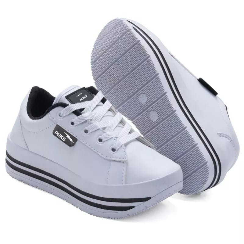 Tênis sola alta feminino leve barato lançamento 2024 em promoção Casual