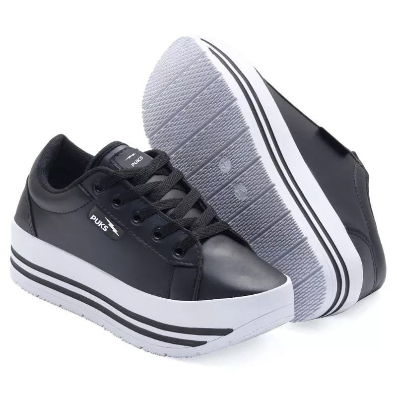 Tênis sola alta feminino leve barato lançamento 2024 em promoção Casual