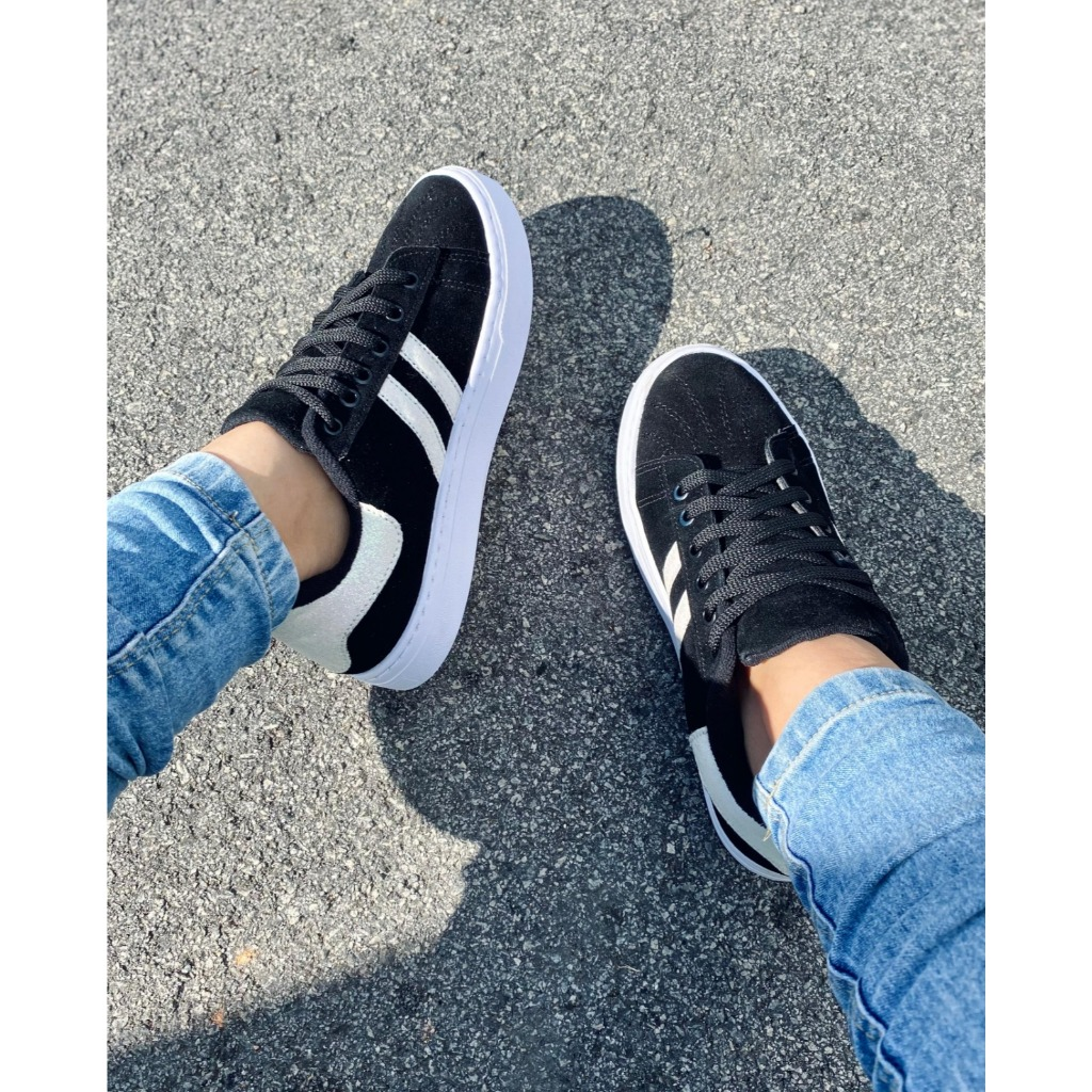 Sapatenis Feminino camurça Confortavel e leve solado de Micro Expandido