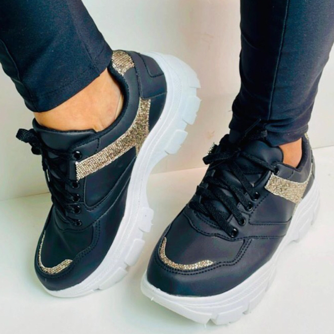 Tênis Feminino Chunky Sneaker Colors Plataforma Original Direto Da Fábrica Promoção Envio Imediato