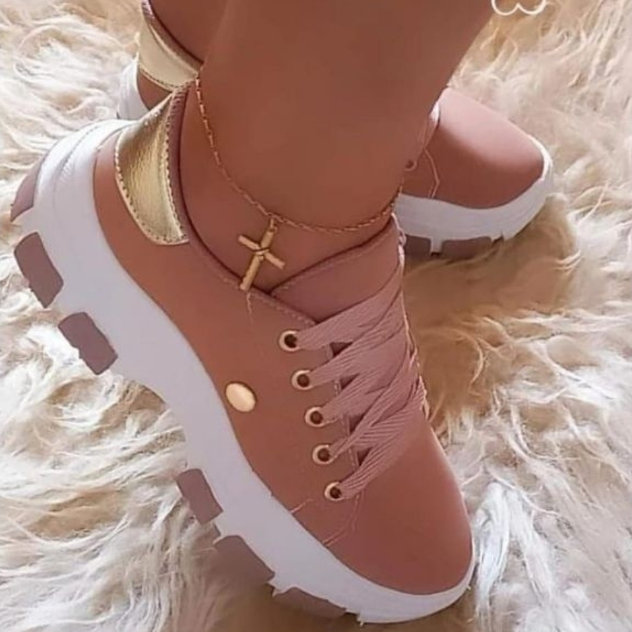Tênis Feminino Adulto chunky Confortável Plataforma lançamento