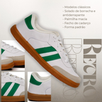 Tenis masculino feminino casual tons neutros retrô clássico original confortável urbano social