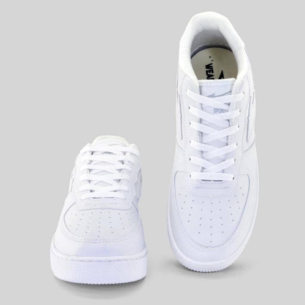 NEW NOVO TENIS INCRIVEL MODELO PARA REVEILLON TODO BRANCO LINDO DIRETO DA FABRICA PROMOCAO