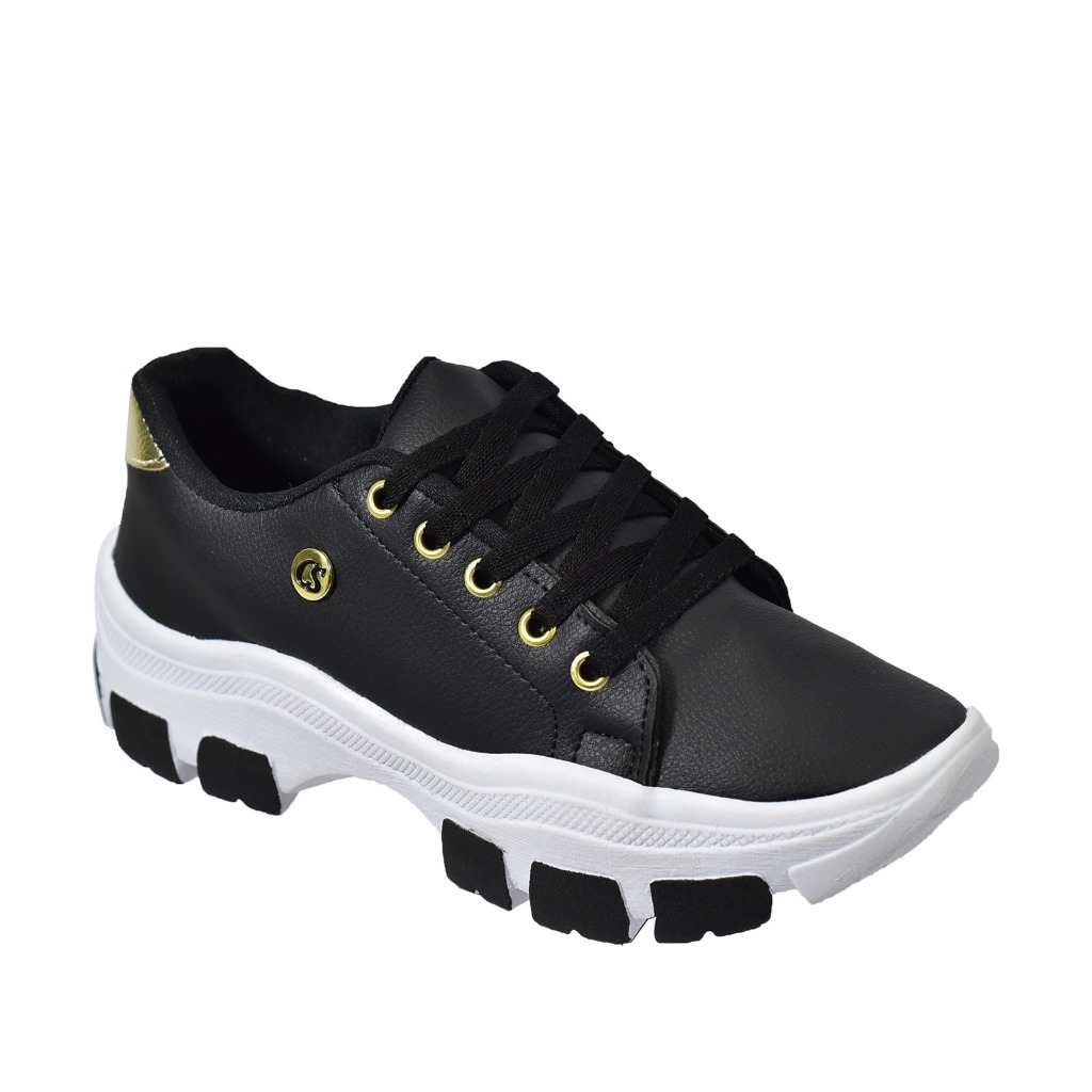 Tênis Feminino Plataforma Casual Leve Confortável Casual Envio Imediato