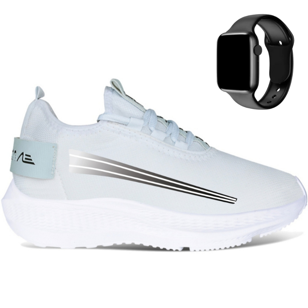 TENIS MASCULINO ACADEMIA CAMINHADA TREINO ADAPTION KIEV COM RELÓGIO DIGITAL