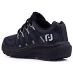 Tenis Infantil Meninos Casual Preto Escolar Confortavel Calce Facil