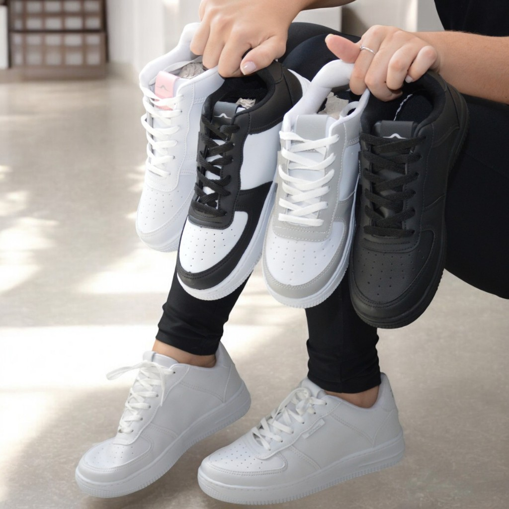 Tenis Casual Unissex Blogueira Super Macio Confortável 34 Ao 43 Couro Alta Qualidade Envio Expresso