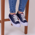 Tenis feminino casual sapatenis tênis cano baixo para dia a dia confortavel