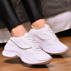 Tênis Plataforma Casual Feminino Conforto Novidade do Momento