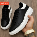 Sapatenis Casual Masculino Sneaker Sola Alta Macio Chunky Confortável Estiloso Sola Oversize Lanç