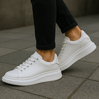 Sapatenis Casual Masculino Sneaker Sola Alta Macio Chunky Confortável Estiloso Sola Oversize Lanç