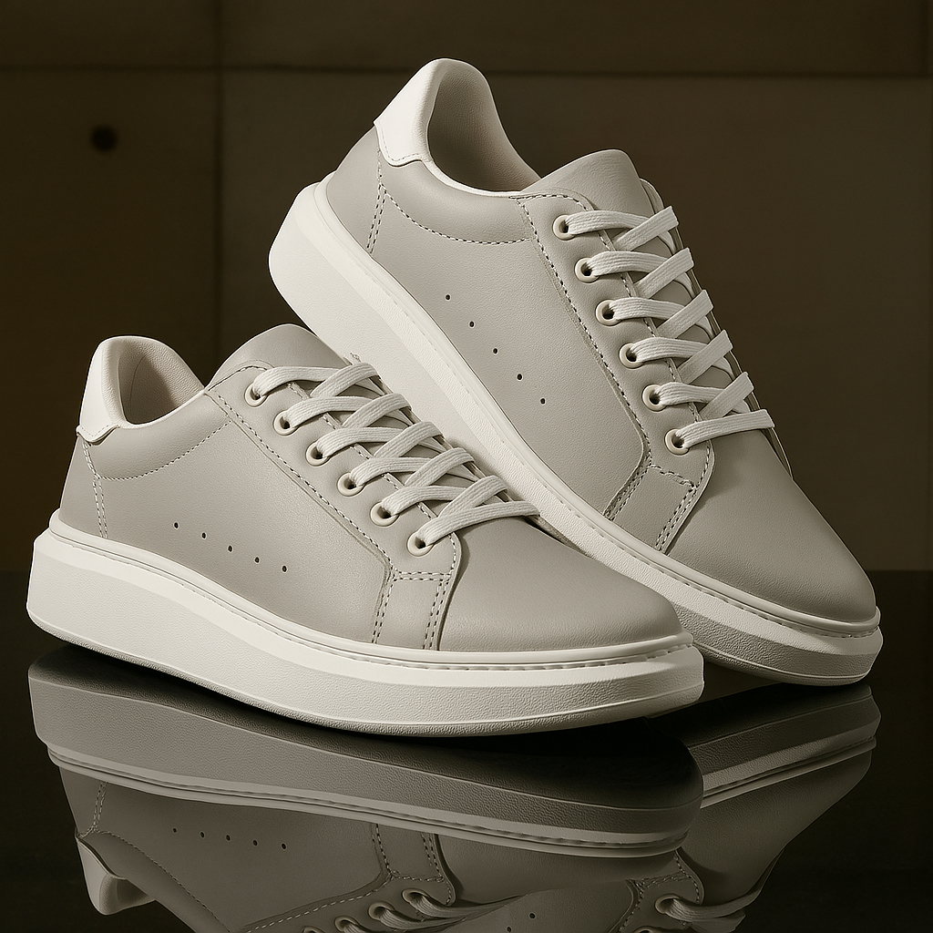 Sapatenis Casual Masculino Sneaker Sola Alta Macio Chunky Confortável Estiloso Sola Oversize Lanç