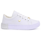 Tênis Infantil Feminino Menina Confortável Casual Escolar Colegial Leve