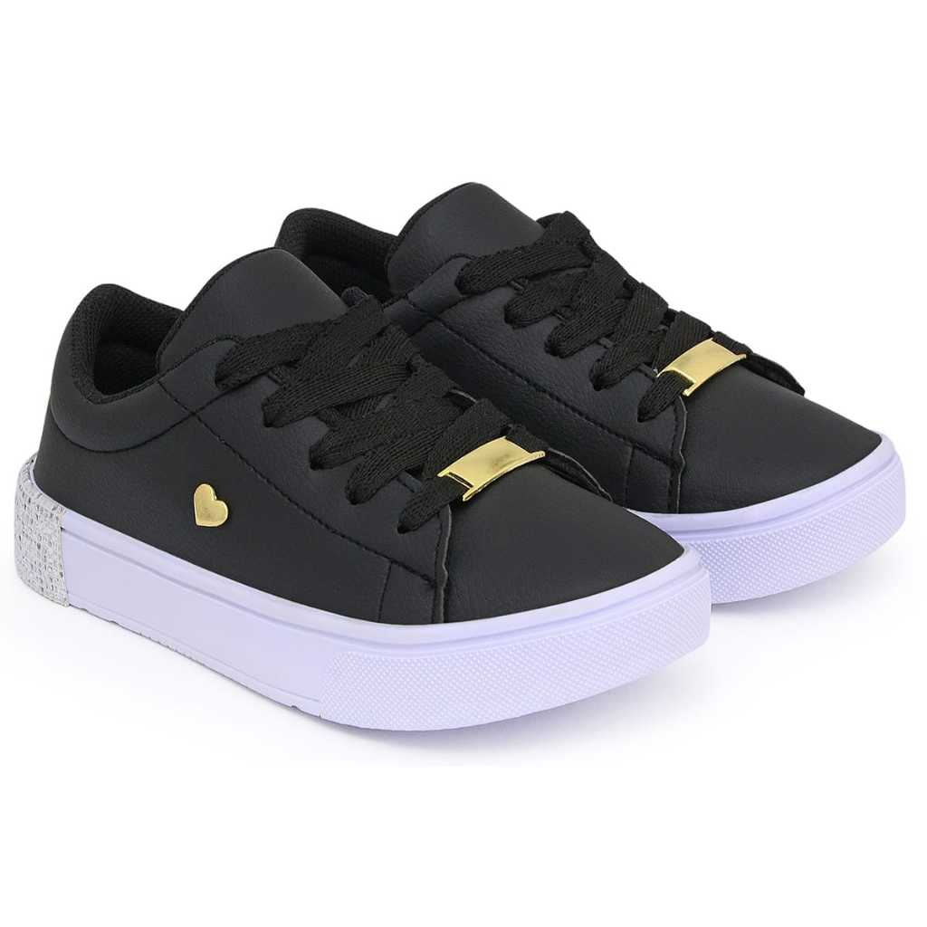 Tênis Infantil Feminino Menina Confortável Casual Escolar Colegial Leve