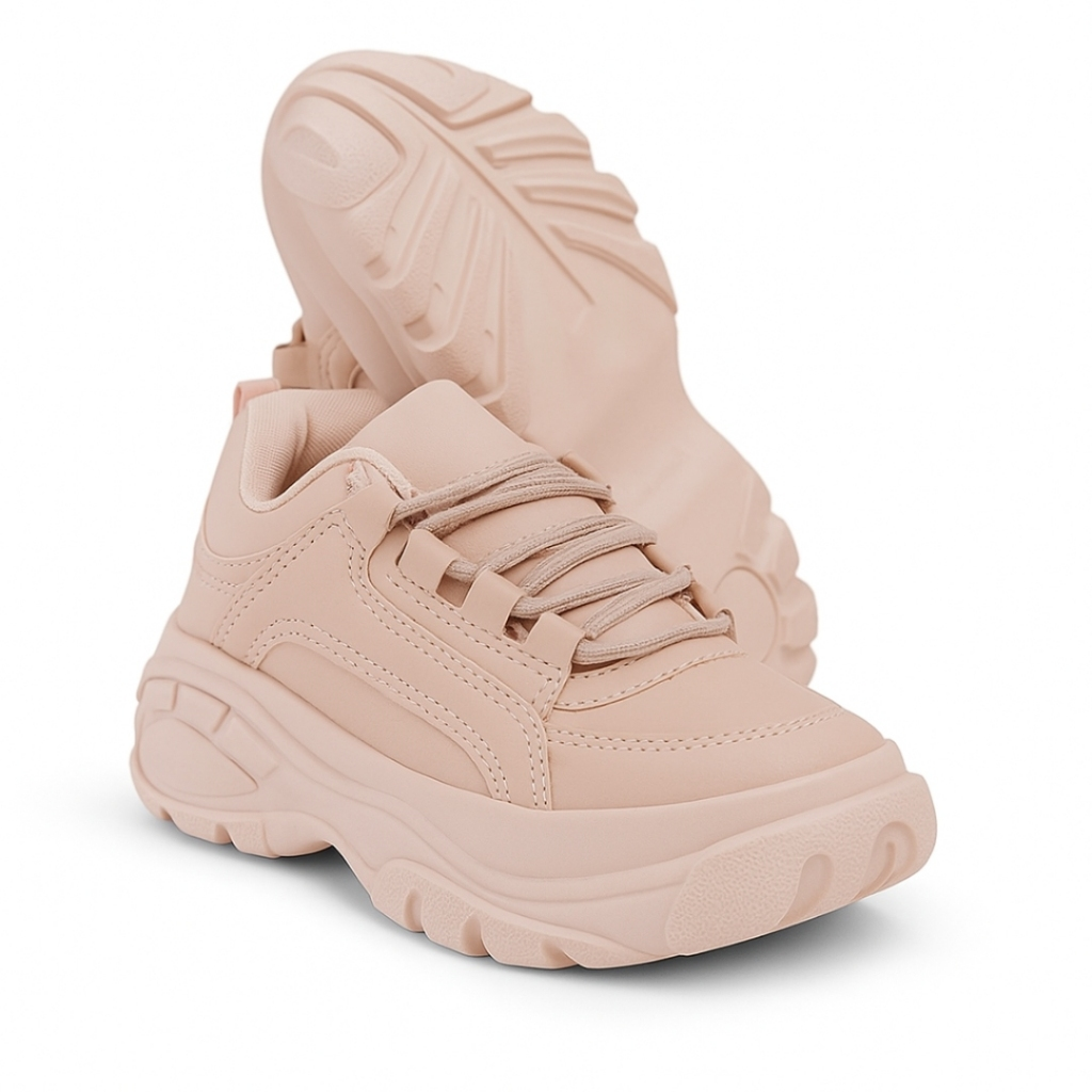 Tênis Chunky Plataforma Feminino Confortável Estiloso Pronta Entrega