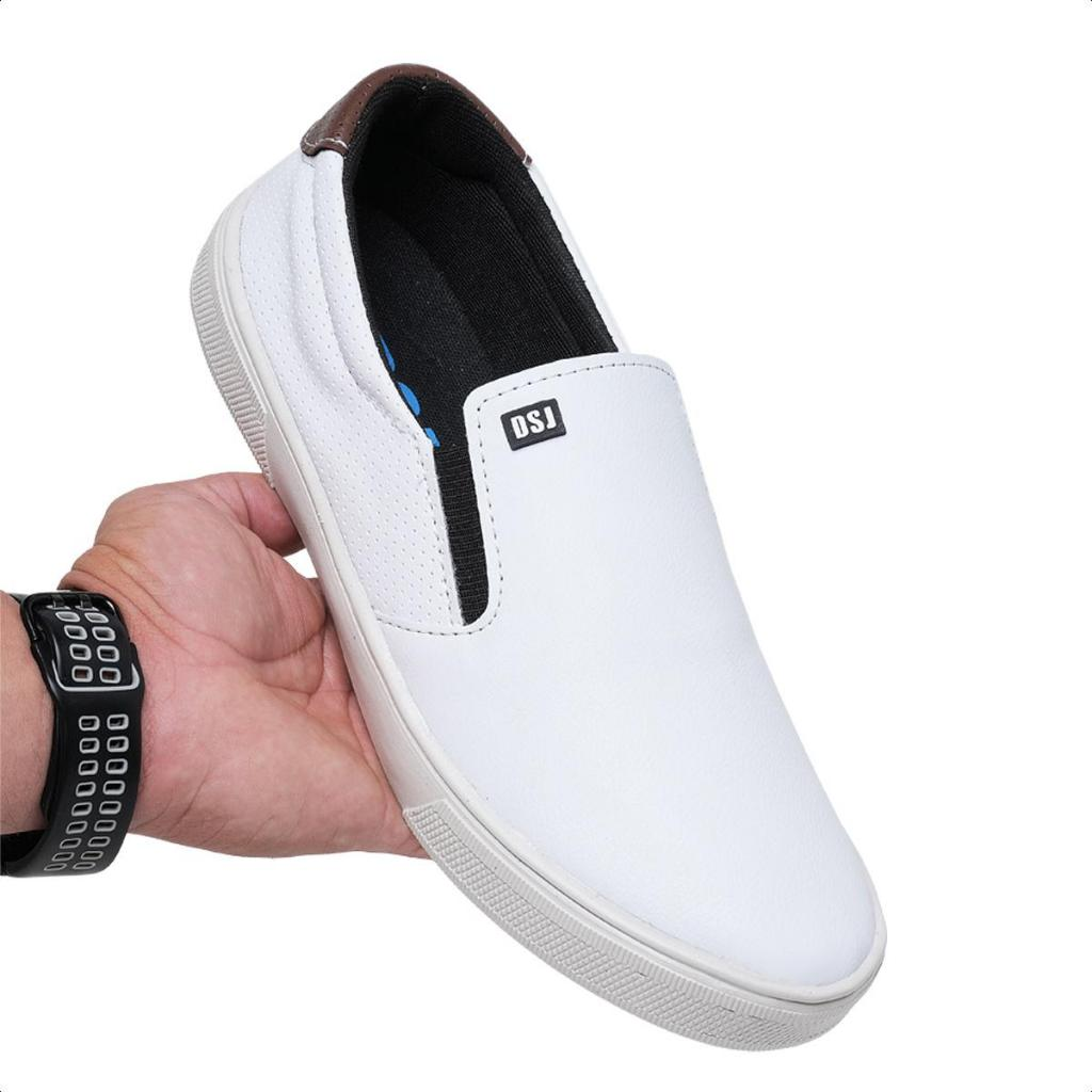 Sapatênis Slip On Masculino Confortavel Macio Estiloso Lançamento