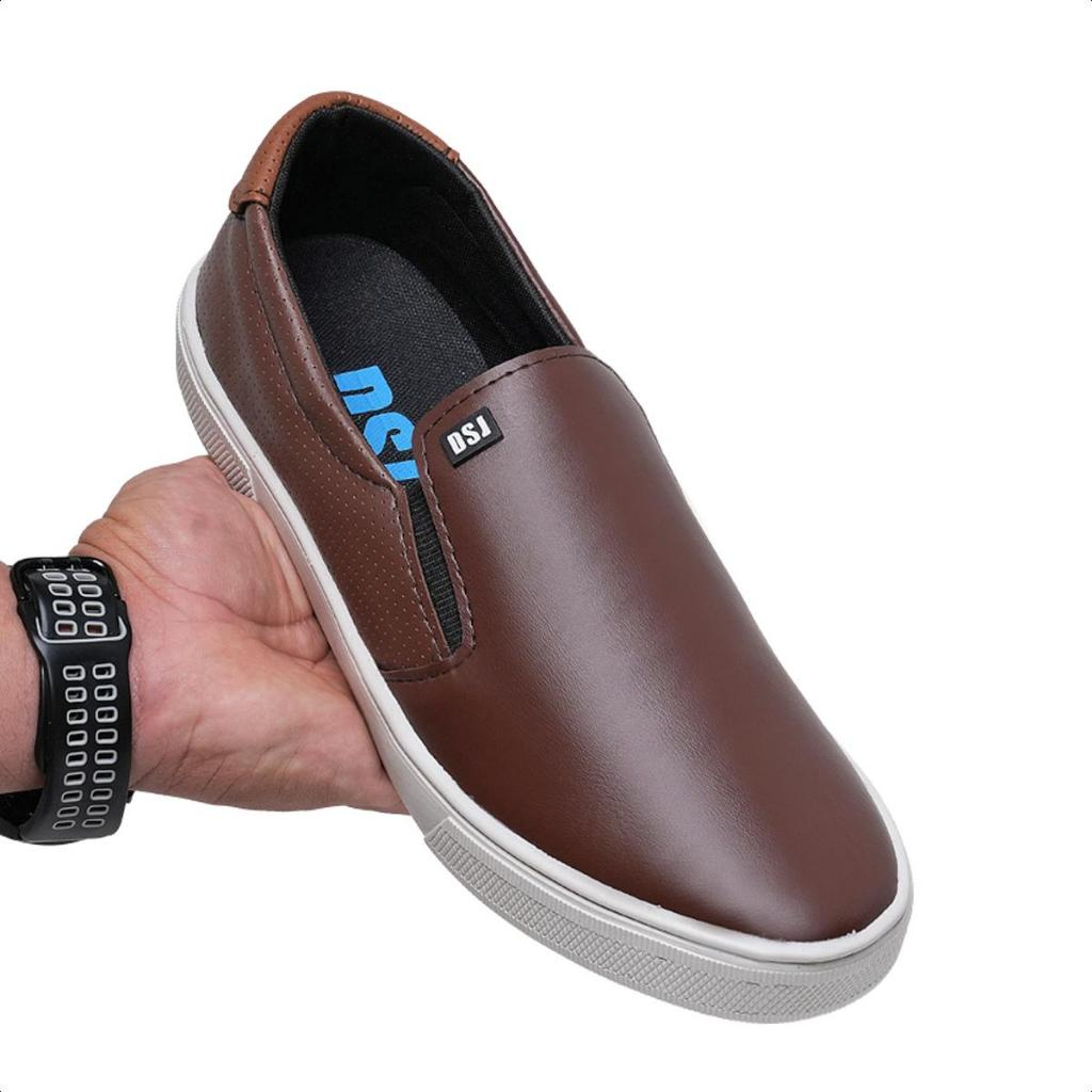 Sapatênis Slip On Masculino Confortavel Macio Estiloso Lançamento