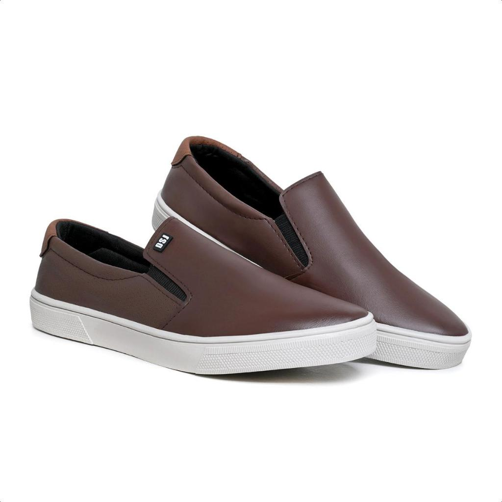 Sapatênis Slip On Masculino Confortavel Macio Estiloso Lançamento