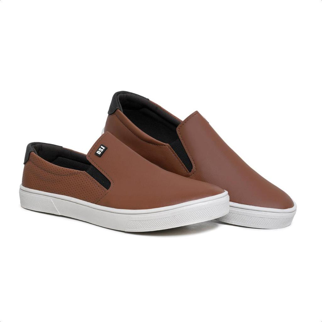 Sapatênis Slip On Masculino Confortavel Macio Estiloso Lançamento