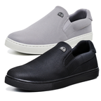 Kit 2 Tênis Masculino Polo Fran Mocassim Slip On Sapatênis Iate Casual Bali