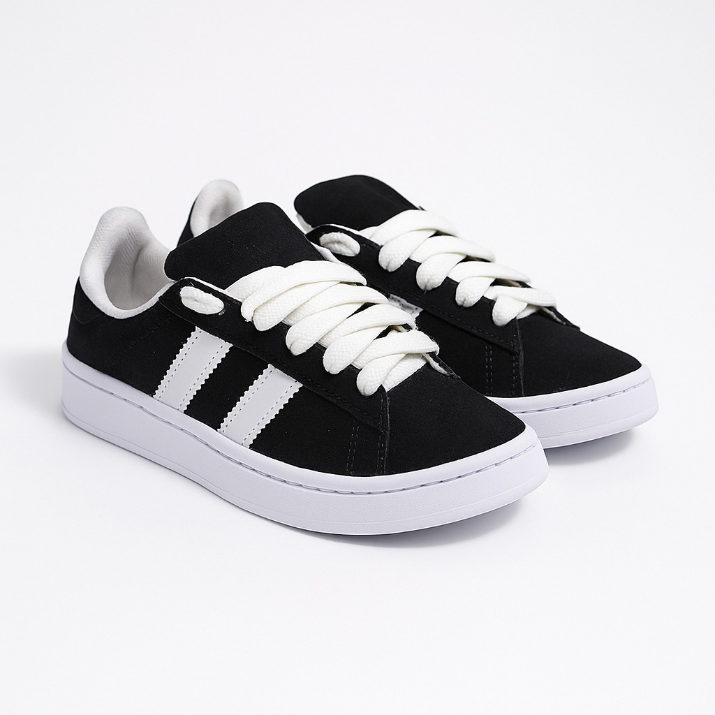 Tênis Street de Camurça: Design Sofisticado Com Camurça Premium e Sola Resistente Para Conforto.