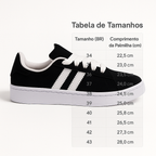 Tênis Street de Camurça: Design Sofisticado Com Camurça Premium e Sola Resistente Para Conforto.