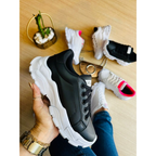 tenis plataforma chunky caminhada