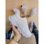 tenis plataforma chunky caminhada