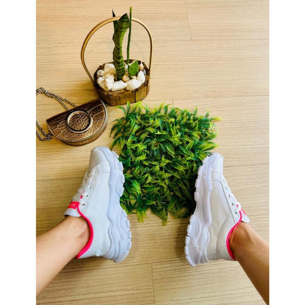 tenis plataforma chunky caminhada