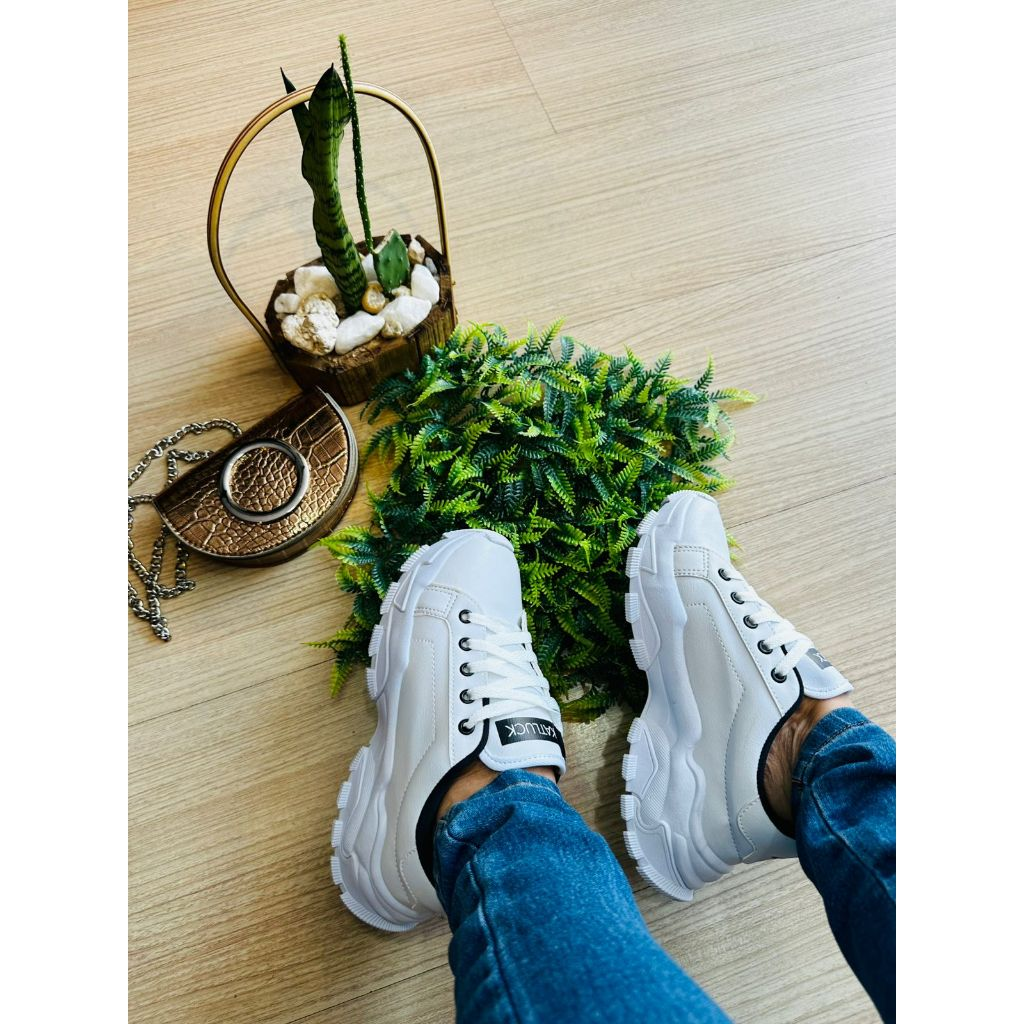 tenis plataforma chunky caminhada