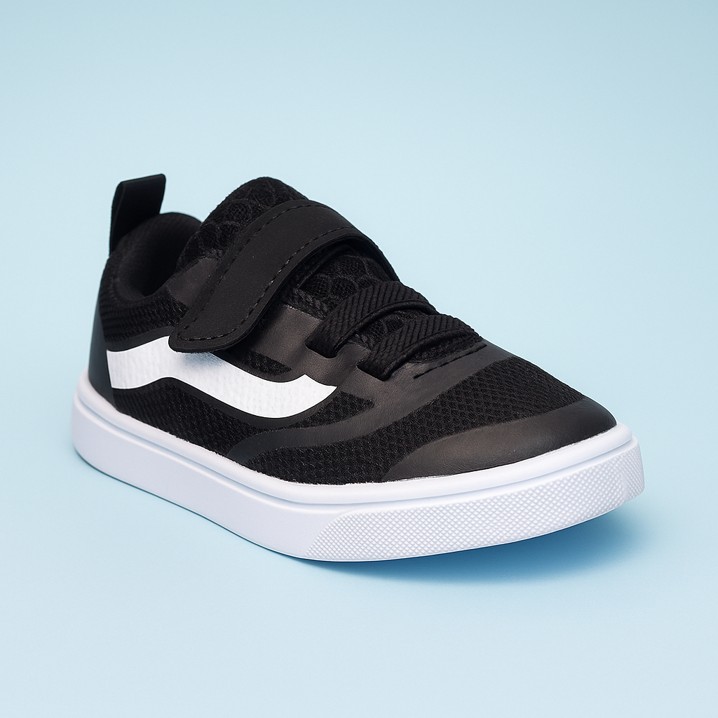 Tênis Baby Infantil Preto Casual Menino Anatômico Respirável Dia a Dia 20 ao 33 Envio Imediato