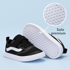 Tênis Baby Infantil Preto Casual Menino Anatômico Respirável Dia a Dia 20 ao 33 Envio Imediato