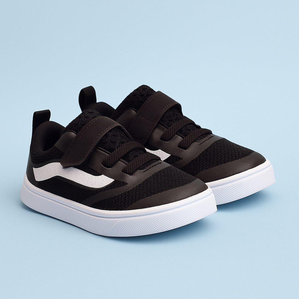 Tênis Baby Infantil Preto Casual Menino Anatômico Respirável Dia a Dia 20 ao 33 Envio Imediato