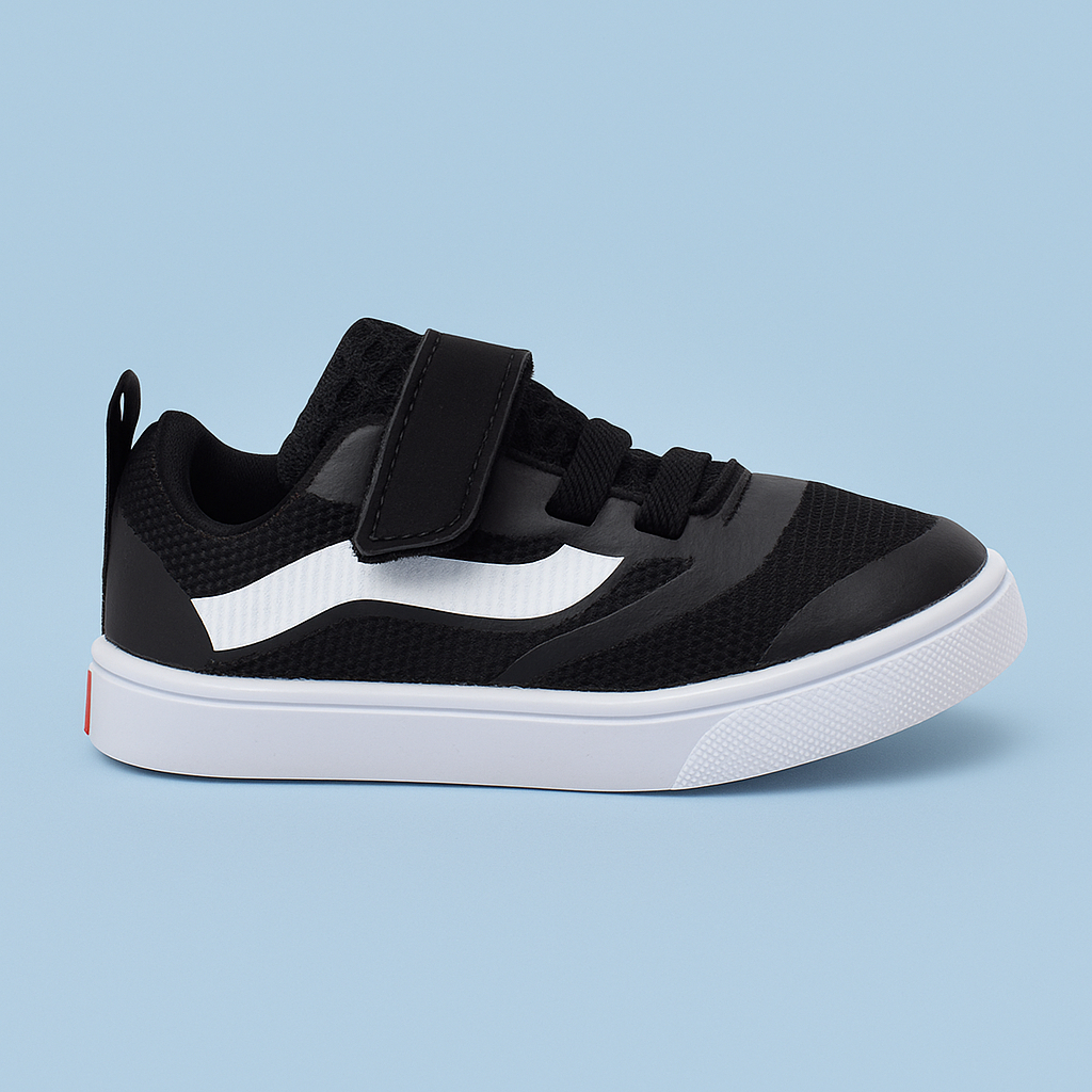 Tênis Baby Infantil Preto Casual Menino Anatômico Respirável Dia a Dia 20 ao 33 Envio Imediato