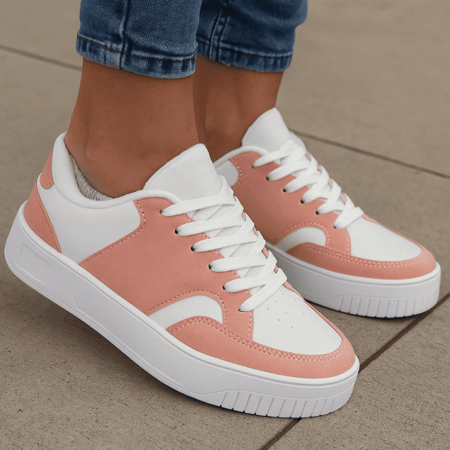 Tênis New Casual Feminino ENVIO IMEDIATO✅ Macio Preto Rosa Azul Cinza Academia Leve Confortável