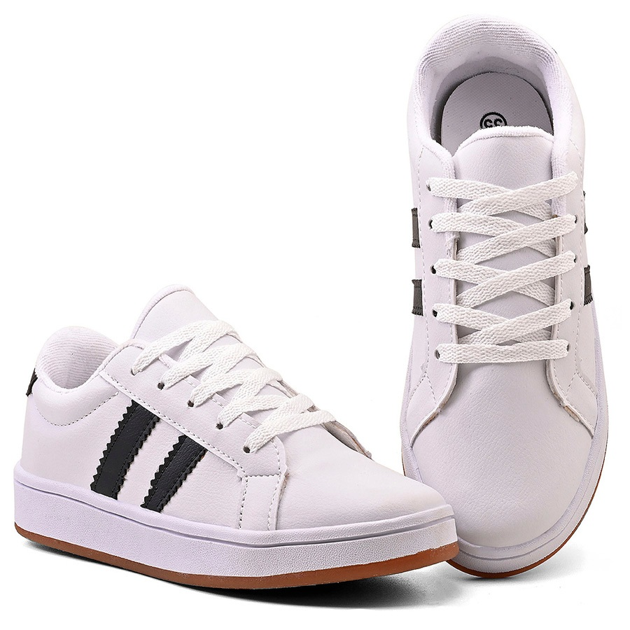 Tênis Feminino Casual em Camurça Leve e Confortavel