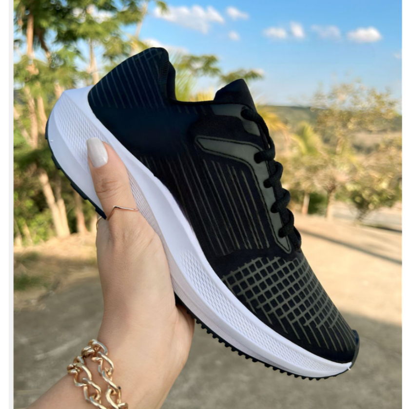 TÊNIS FEMININO E MASCULINO PARA ACADEMIA CORRIDA DIA A DIA TRABALHO CONFORTÁVEL CASUAL