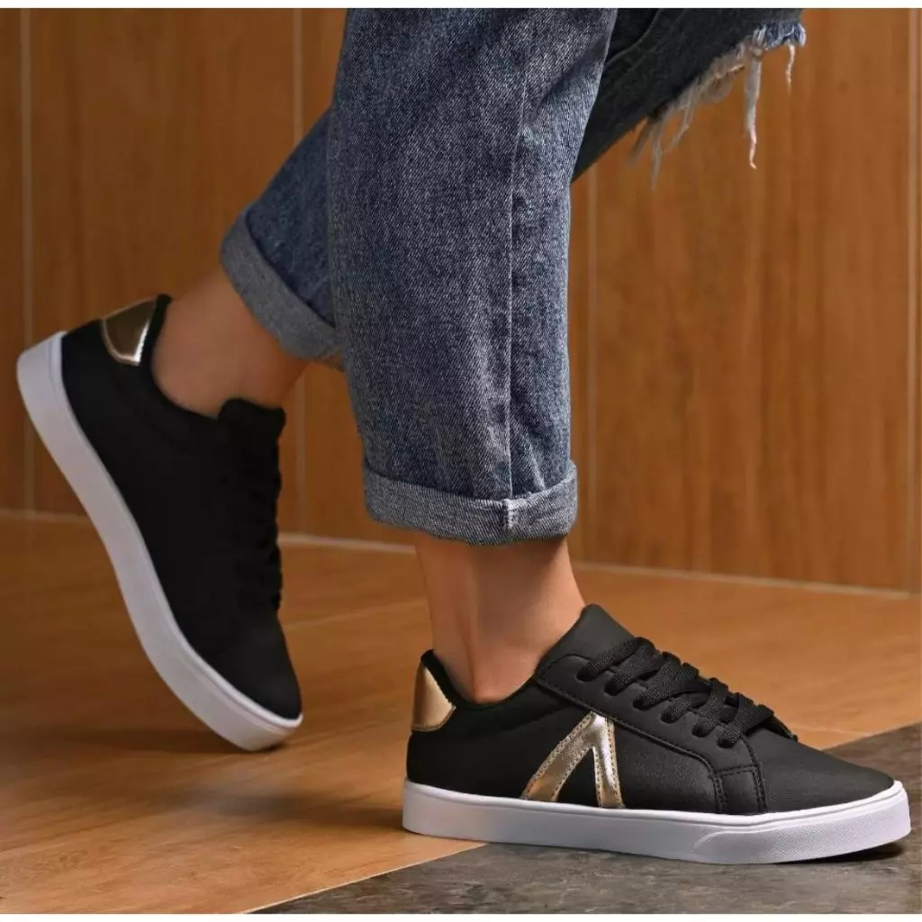 tênis clássico casual blogueira ar livre caminhada,