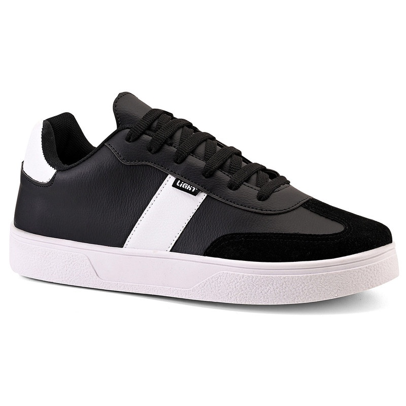 Tenis Casual Masculino Adulto Classico Basico Light Original + Relogio Digital