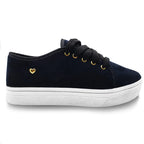 Tênis Feminino Ping Coração Casual Confortável