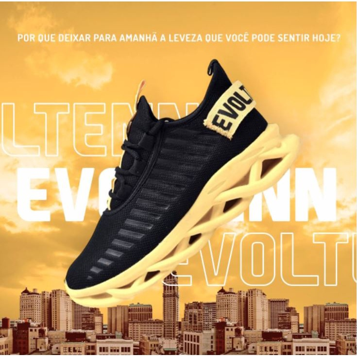 Tênis Para Corrida Masculino Esportivo Leve Confortável Sola Trança Barato Original