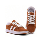 Tênis Feminino Parvaneh Casual Estilo Retrô em Camurça Leve e Confortavel