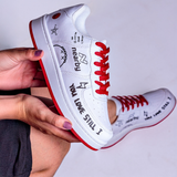 Branco Com Vermelho Y