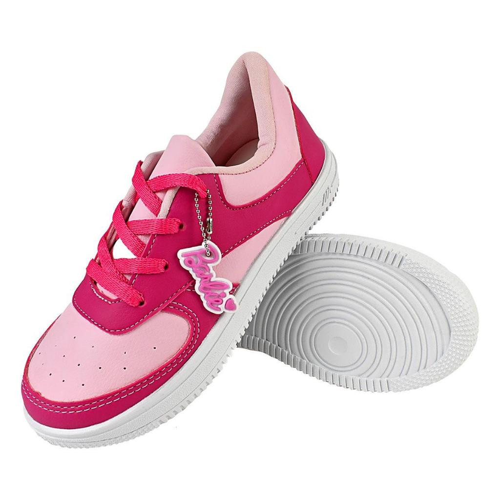 Tênis Infantil menina confortável Leve Casual Estilo Dia a Dia Escola + Chaveiro