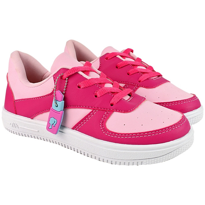 Tênis Infantil menina confortável Leve Casual Estilo Dia a Dia Escola + Chaveiro